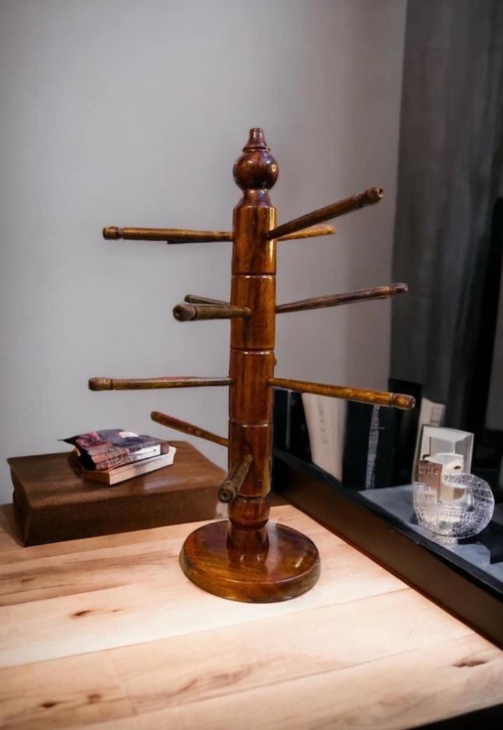 Wooden Jewelry Stand