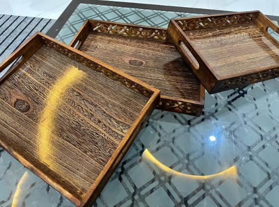 Wooden Tray Set - wcspk